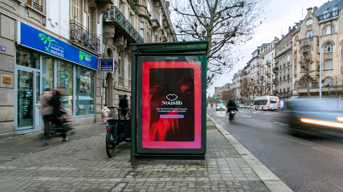 Nouslib : Affichage public à Strasbourg - Avenue des Voges